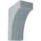 Ekena Millwork 3 1/2"W x 6"D x 8"H Clarksville Wood Vintage Decor Bracket, Driftwood Blue BKTWD04X06X08CVBU - alternate 1